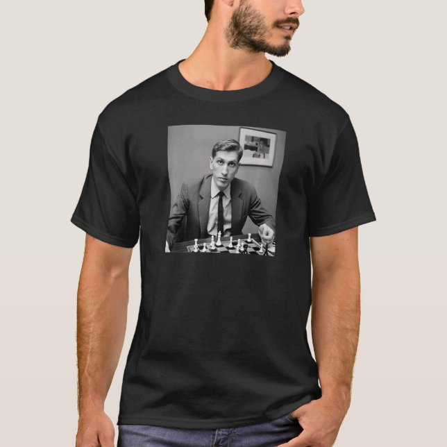Camiseta Xadrez Bobby Fischer   (Frente)