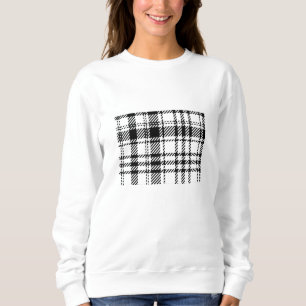 Camiseta Xadrez branca e preto clássico