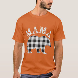 Camiseta Xadrez Branca, Mãe Ursa Búfalo, Paja Familiar