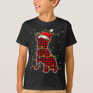 Camiseta Xadrez Buffalo Bulldog Papais noeis de Natal