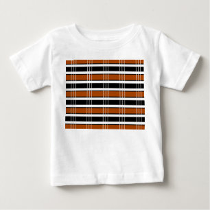 Camiseta Xadrez castanha e branca