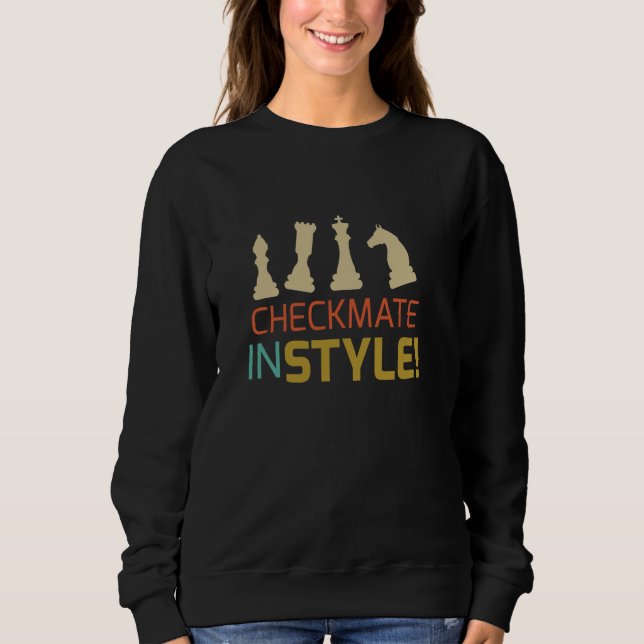 Camiseta Xadrez Chess Chessboard Em Estilo (Frente)