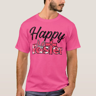 Camiseta Xadrez Coelhinho Ouve Cruzes Religiosas