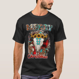 Camiseta Xadrez de Boi Ocidental, Touro-Vaca-Vaca-Vaca-Tour
