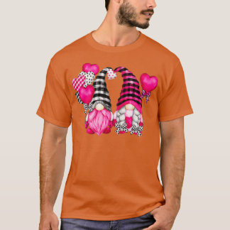 Camiseta Xadrez De Búfalo Rosa E Balões Do Coração - Dias d