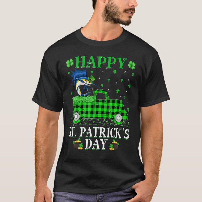 Camiseta Xadrez de Búfalo Verde, Rua de Marinheiro (Frente)