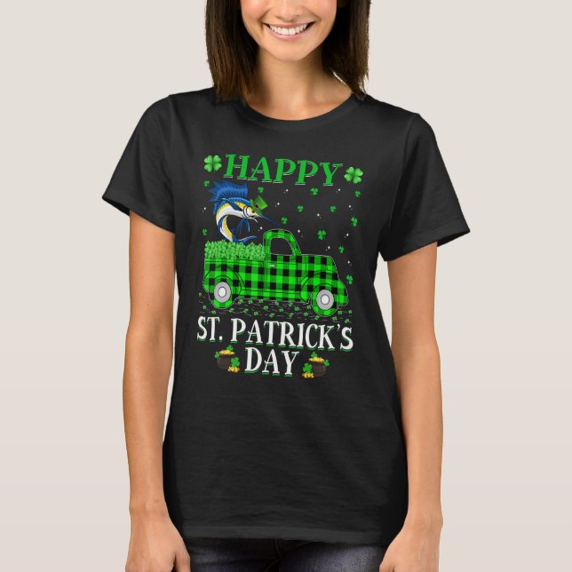 Camiseta Xadrez de Búfalo Verde, Rua de Marinheiro (Frente)