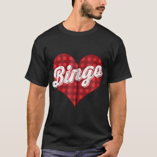 Camiseta Xadrez de Buffalo de Natal Eu Amo Presente de Bing
