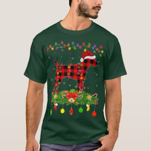 Camiseta Xadrez De Buffalo De Terrier Dog Natal Pa