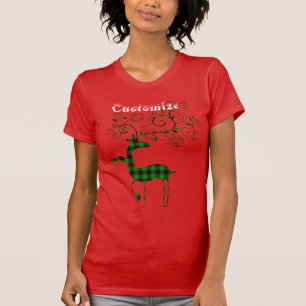 Camiseta Xadrez de Buffalo Deer Thunder_Cove