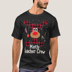Camiseta Xadrez de Buffalo Reindeer Feliz de Professores de