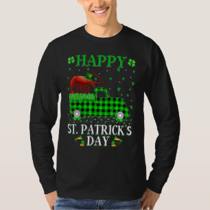 Camiseta Xadrez de Buffalo Verde Camarão de Peixes Ruas