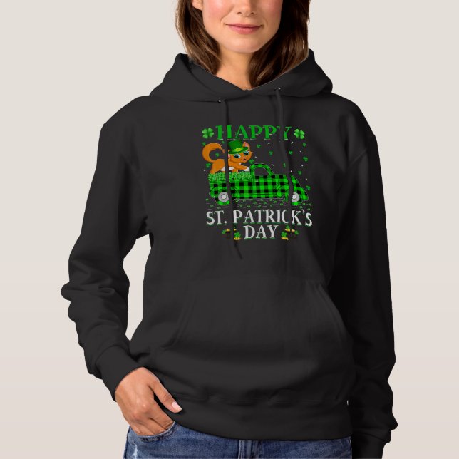 Camiseta Xadrez de Buffalo Verde Rua de Gato de Patrick D (Frente)