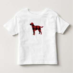 Camiseta Xadrez de cães Buffalo Check Silhout Natal