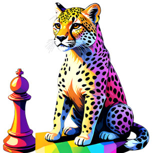 Camiseta Xadrez de Cheetah - Animal mais rápido da Terra