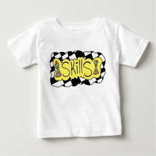 Camiseta xadrez de habilidades