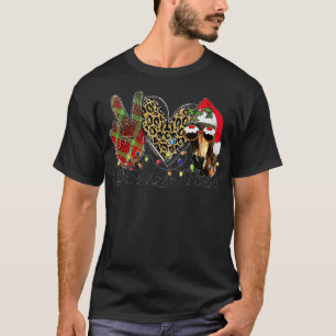 Camiseta Xadrez de Natal Búfalo, Cavalo de Amor F