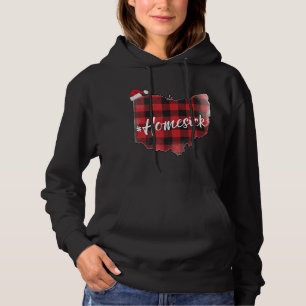 Camiseta Xadrez de Ohio Buffalo #Homesick Natal Santa Hat S