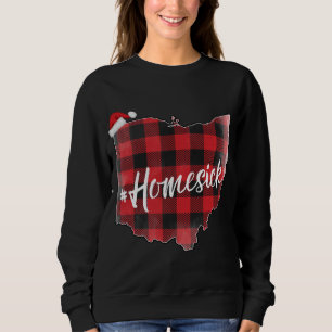 Camiseta Xadrez de Ohio Buffalo #Homesick Natal Santa Hat S
