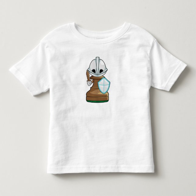 Camiseta Xadrez de Peão de Xadrez (Frente)