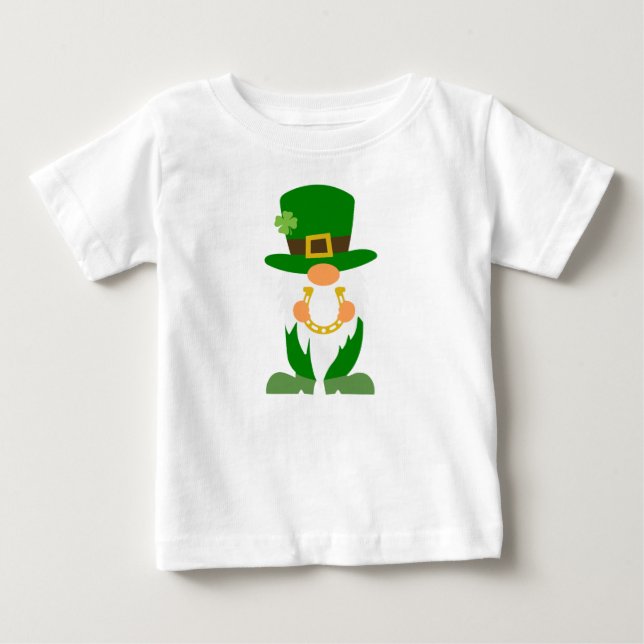 Camiseta Xadrez de sorte Gnomo - Rua. Dia de Patrick (Frente)