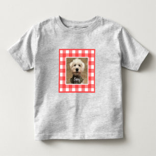 Camiseta Xadrez de Verificação de Buffalo Vermelho do País 