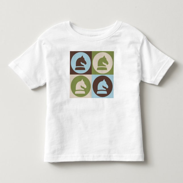 Camiseta Xadrez do pop art (Frente)