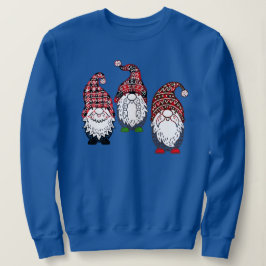 Camiseta Xadrez dos Gnomos de Natal Feliz Natal