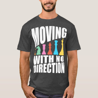Camiseta Xadrez Em Movimento Sem Direção