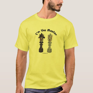 Camiseta Xadrez eu sou o cão mestre