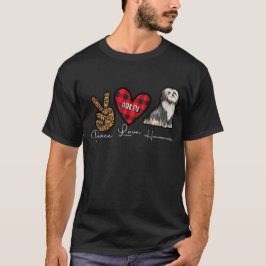 Camiseta Xadrez Havanesa Ama Cachorro