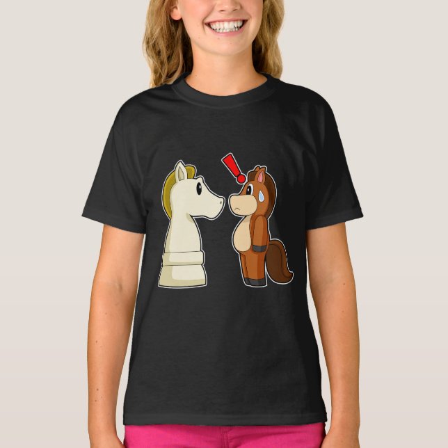Camiseta Xadrez Knight Horse Chess (Frente)