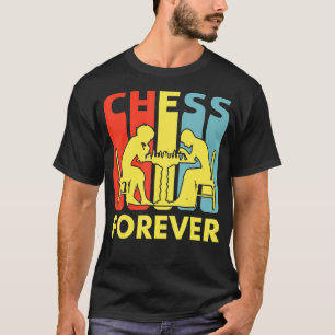 Camiseta Xadrez Para Jogador De Jogo De Conselho Para Sempr