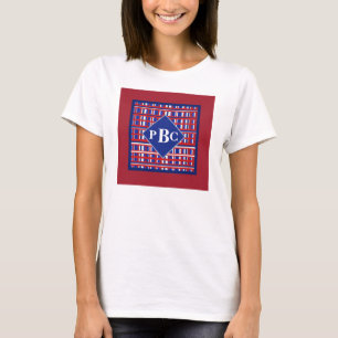 Camiseta Xadrez Patriota Vermelho Branco Azul Monogramado