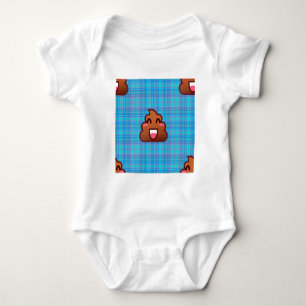 Camiseta xadrez poop emoji