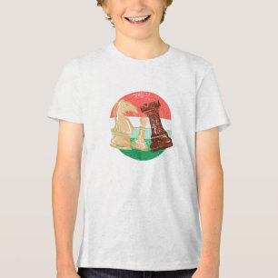 Camiseta Xadrez - Presente do Jogador de Xadrez de Peças de