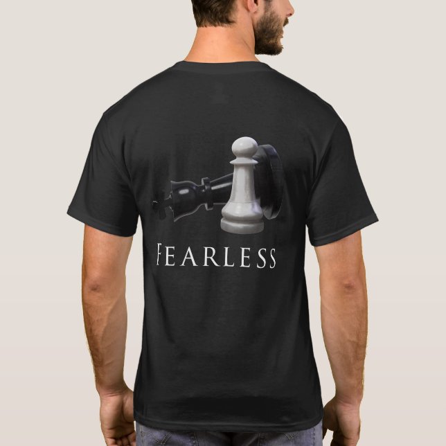 Camiseta Xadrez sem medo (Verso)