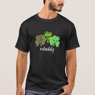Camiseta Xadrez Shamrock Pai Leopard Camouflage de Patrick
