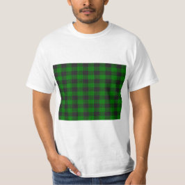 Camiseta xadrez verde e preta