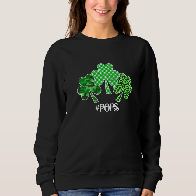 Camiseta Xadrez Verde Engraçada Pop Leopard Rua Patrick S (Frente)