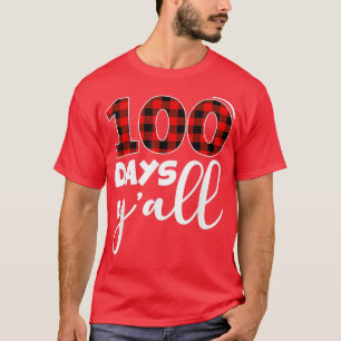 Camiseta Xadrez Vermelha 100 Dias Yx27Todos Engraçados 100º