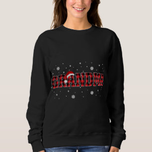 Camiseta Xadrez Vermelha Buffalo Avó Papais noeis de Natal
