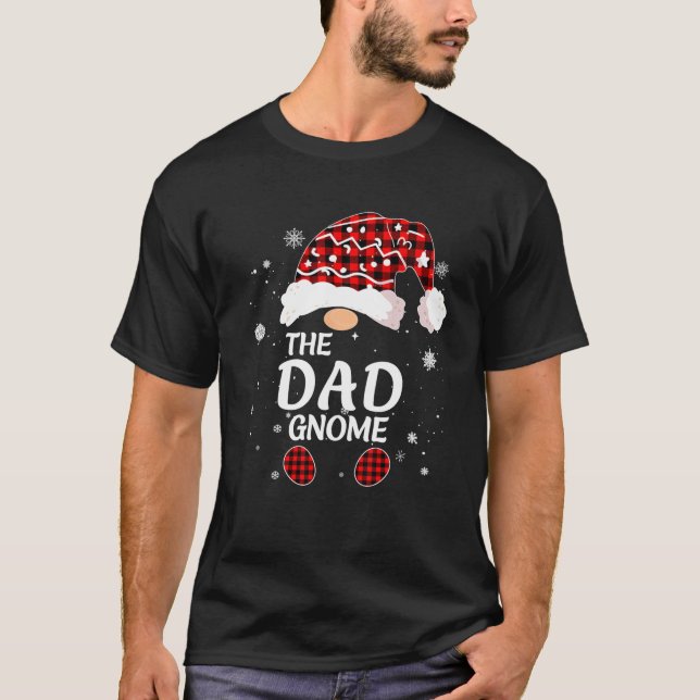 Camiseta Xadrez Vermelha Buffalo Correspondendo Ao Natal Gn (Frente)