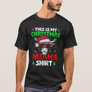 Camiseta Xadrez Vermelha Engraçada Esta É Minha Vaca De Nat