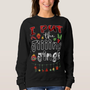 Camiseta Xadrez Vermelha Eu Coloquei J i i em Jingle Christ