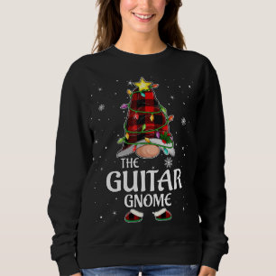 Camiseta Xadrez Vermelha Guitarra Gnome Matando Natal Pajam