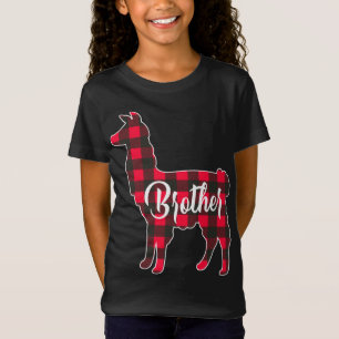 Camiseta Xadrez Vermelha, Irmão Llama, família de Natal