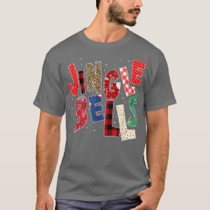 Camiseta Xadrez Vermelha Jingle Belga Família Natal Pajama 