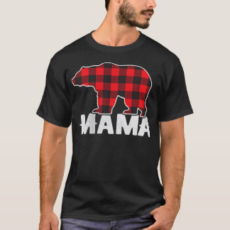 Camiseta Xadrez Vermelha Mãe Buffalo Matando Família Mãe Pa