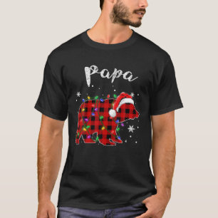 Camiseta Xadrez Vermelha Papá Urso Buffalo Matando Família 
